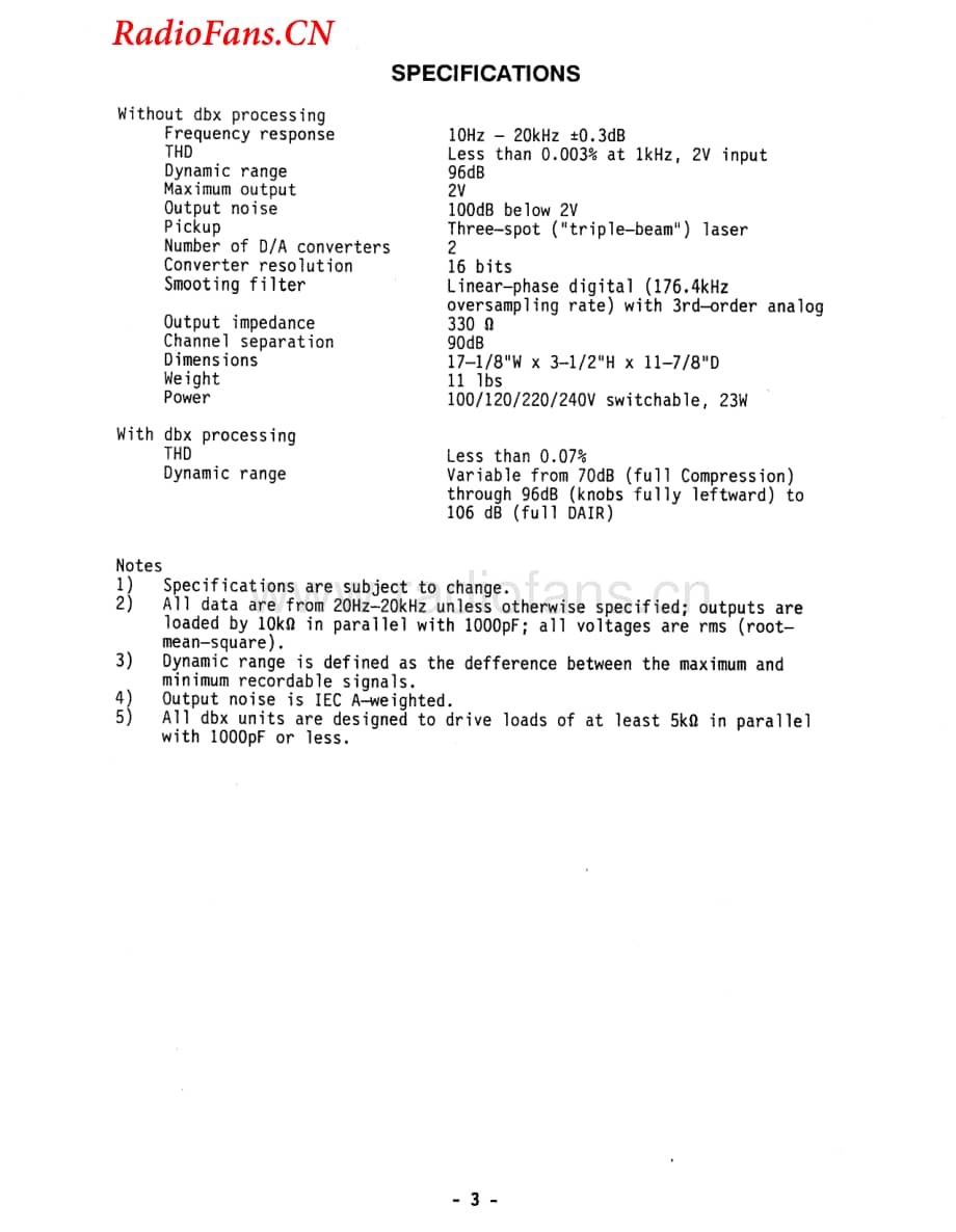 DBX-DX5-cd-sm维修电路图 手册.pdf_第3页