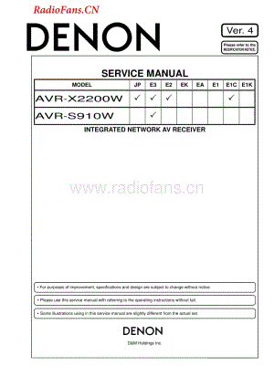 Denon-AVRX2200W-avr-sm维修电路图 手册.pdf