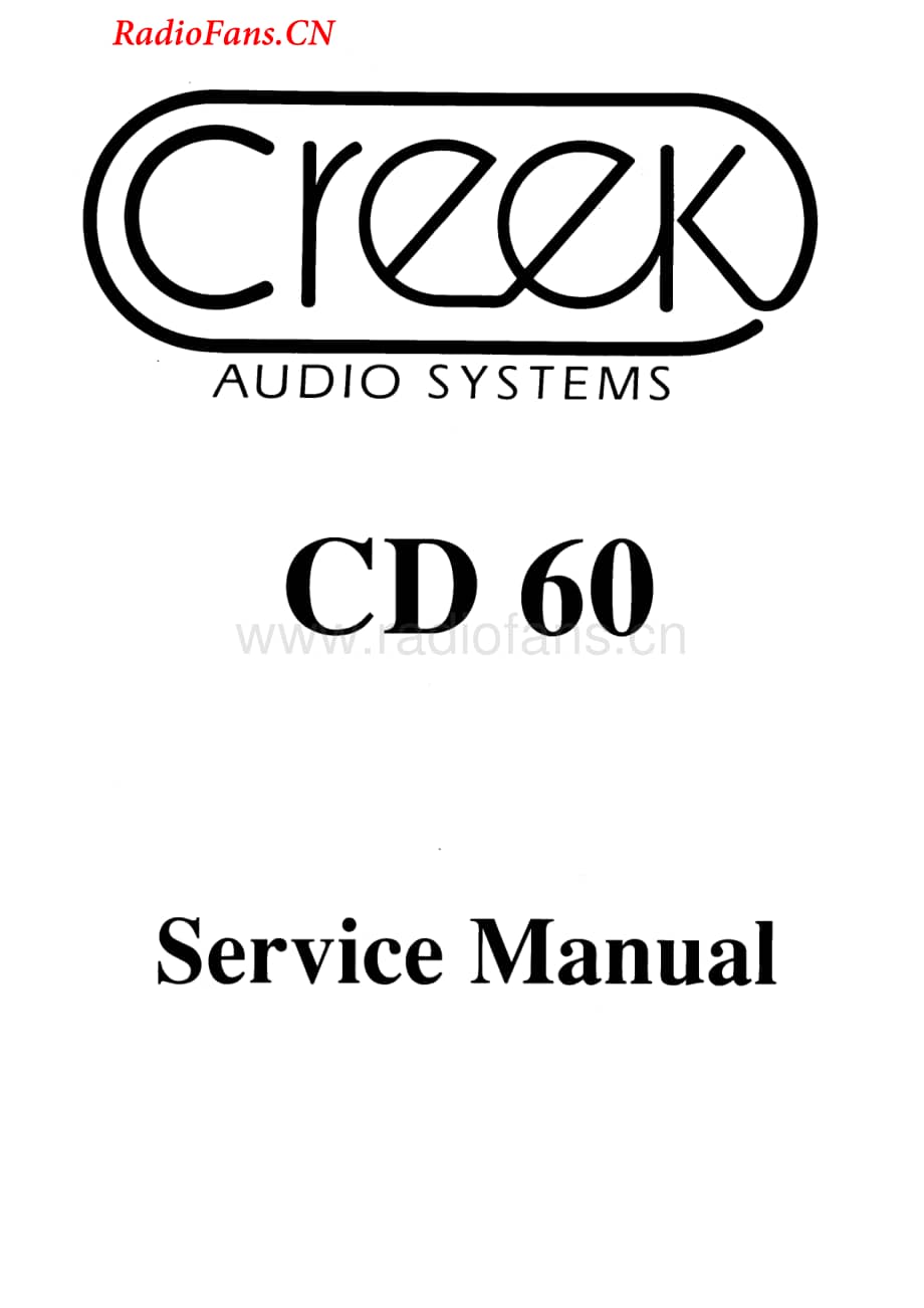 Creek-CD60-cd-sm维修电路图 手册.pdf_第1页