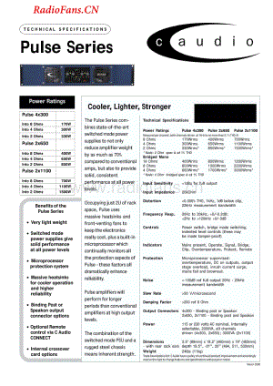 Crest-Pulse-series-pwr-sm维修电路图 手册.pdf