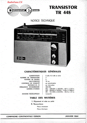 Continental-TR448-rec-sch维修电路图 手册.pdf