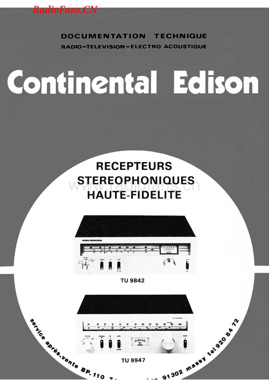 Continental-TU9842-tun-sm维修电路图 手册.pdf_第1页