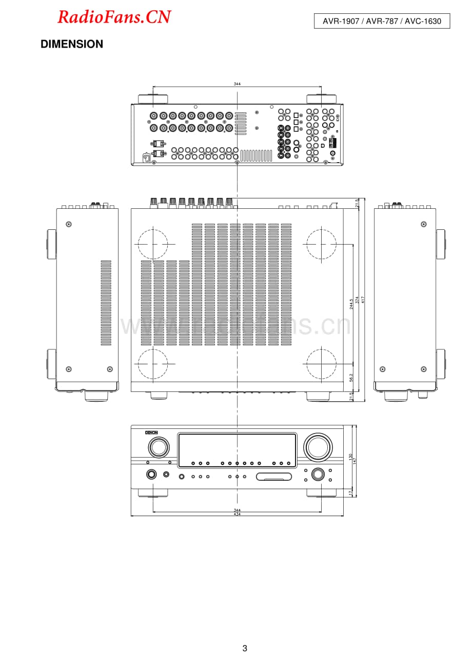 Denon-AVR1907-avr-sm维修电路图 手册.pdf_第3页