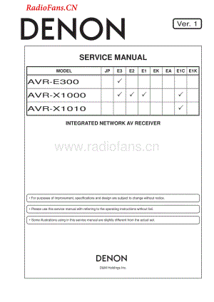 Denon-AVRE300-avr-sm维修电路图 手册.pdf