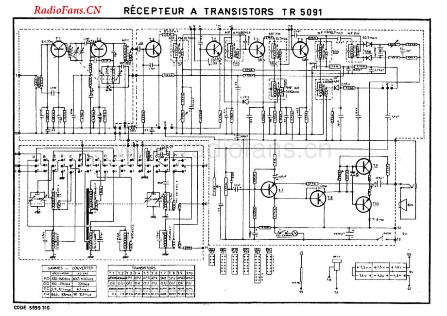 Continental-TR5091-rec-sch维修电路图 手册.pdf_第1页