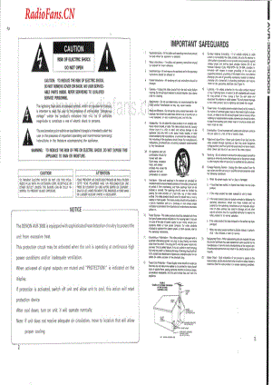 Denon-AVR3000G-avr-si维修电路图 手册.pdf