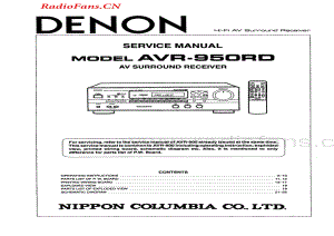 Denon-AVR950RD-avr-sm维修电路图 手册.pdf