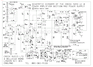 Creek-4240V1.0-int-sch维修电路图 手册.pdf