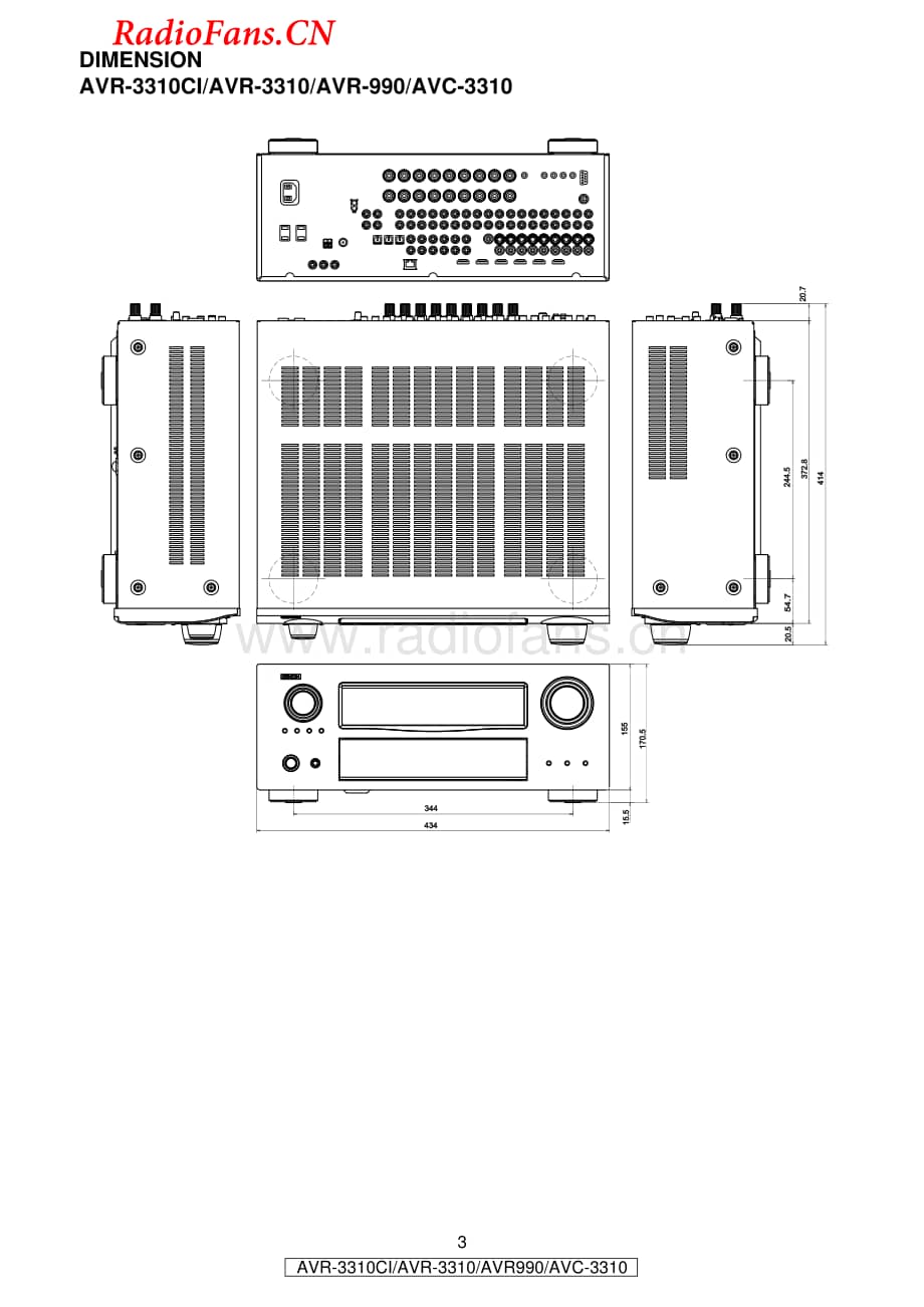 Denon-AVR3310-avr-sm维修电路图 手册.pdf_第3页