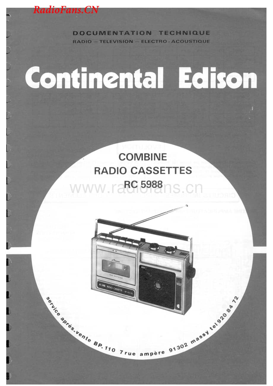 Continental-RC5088-rec-sm维修电路图 手册.pdf_第1页