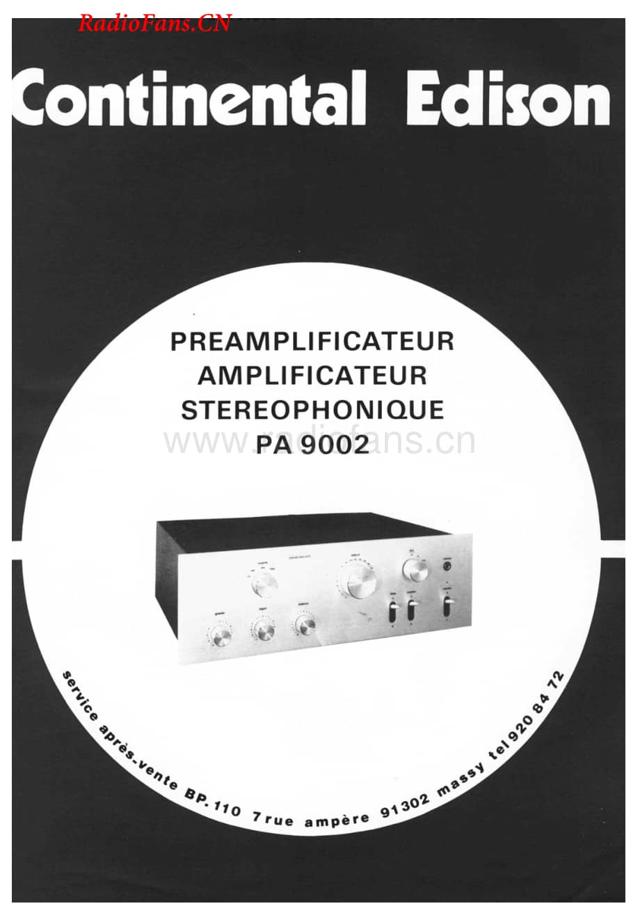 Continental-PA9002-int-sm维修电路图 手册.pdf_第1页