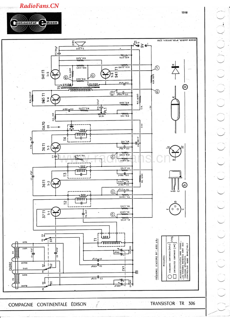 Continental-TR306-rec-sch维修电路图 手册.pdf_第2页