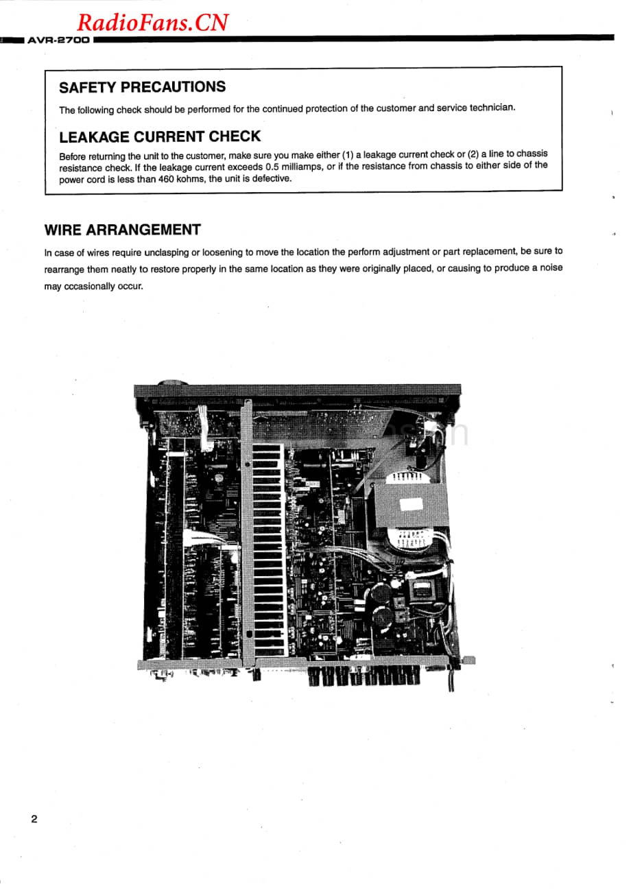 Denon-AVR2700-avr-sm维修电路图 手册.pdf_第2页