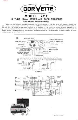 Corvette-721-tape-sch维修电路图 手册.pdf
