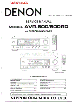Denon-AVR600RD-avr-sm维修电路图 手册.pdf