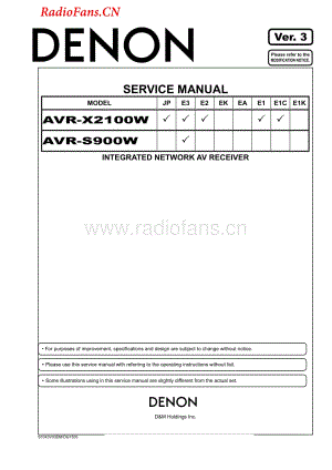 Denon-AVRX2100W-avr-sm1维修电路图 手册.pdf