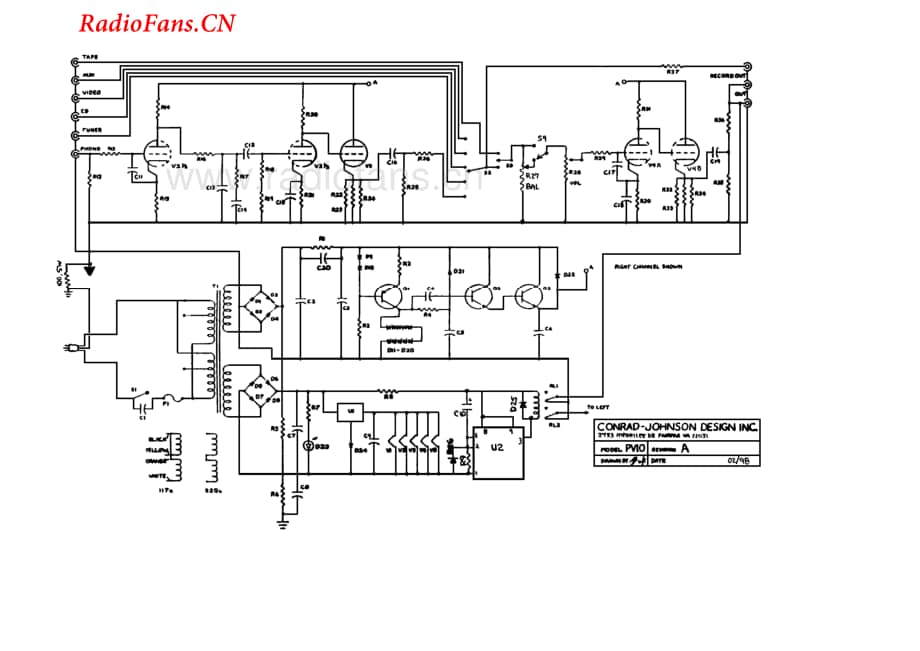 ConradJohnson-PV10A-pre-sch维修电路图 手册.pdf_第1页