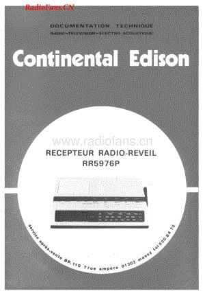 Continental-RR5976P-rec-sm维修电路图 手册.pdf