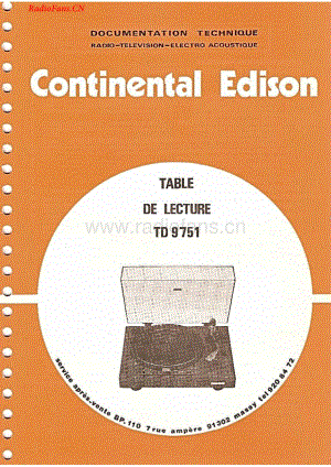 Continental-TD9751-tt-sm维修电路图 手册.pdf