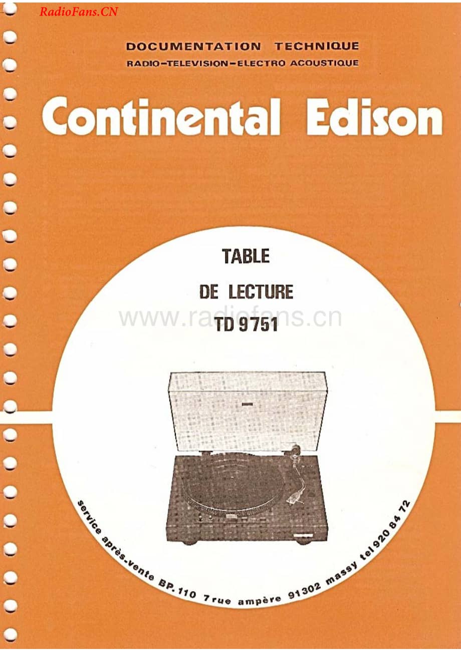 Continental-TD9751-tt-sm维修电路图 手册.pdf_第1页