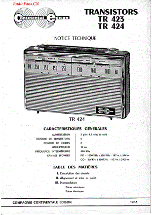 Continental-TR424-rec-sm维修电路图 手册.pdf