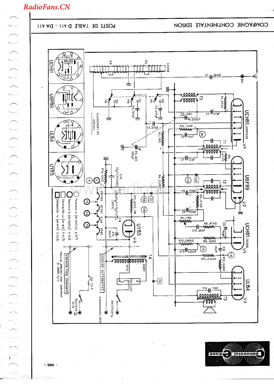 Continental-AR611-rec-sch维修电路图 手册.pdf_第2页