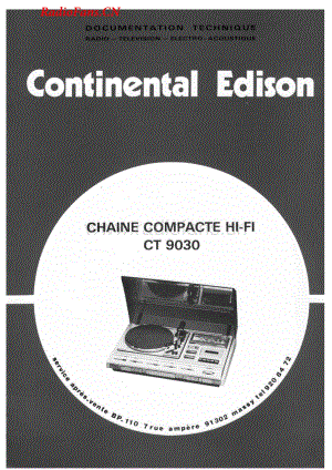 Continental-CT9030-rec-sm维修电路图 手册.pdf