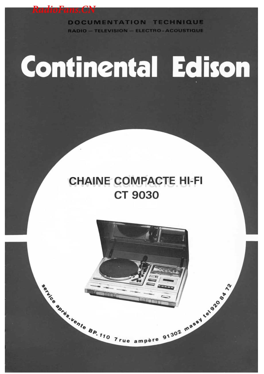 Continental-CT9030-rec-sm维修电路图 手册.pdf_第1页