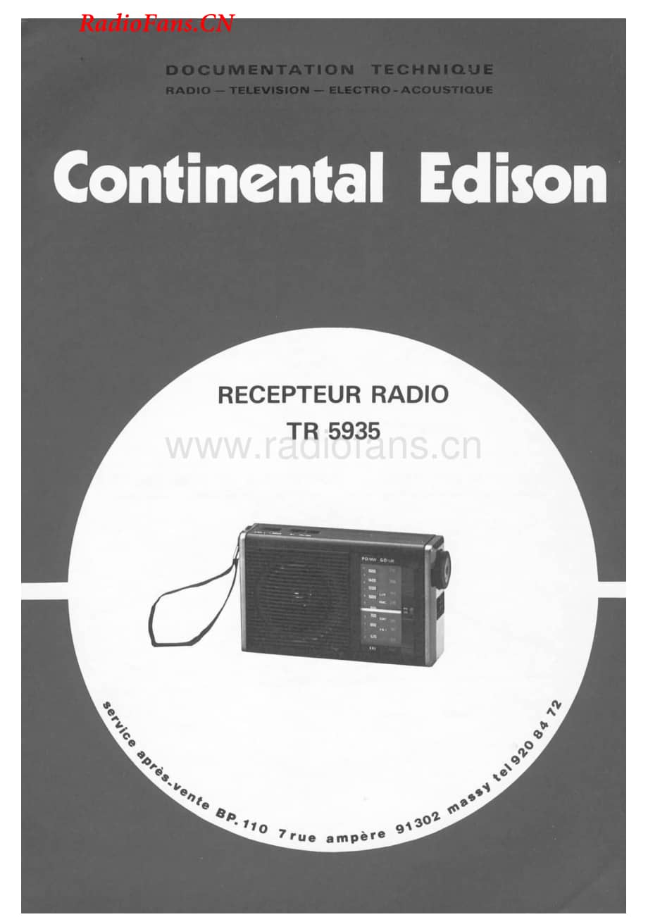 Continental-TR5935-rec-sm维修电路图 手册.pdf_第1页