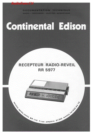Continental-RR5977-rec-sm维修电路图 手册.pdf