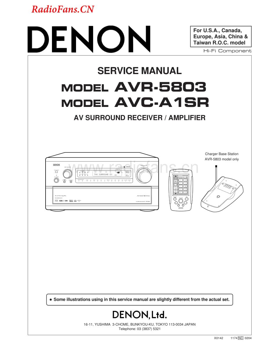 Denon-AVCA1SR-avr-sm维修电路图 手册.pdf_第1页