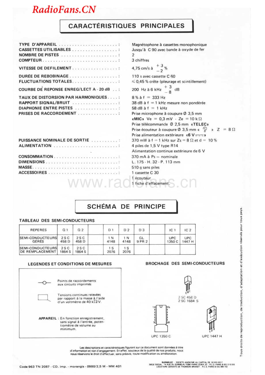 Continental-MC8030-tape-sm维修电路图 手册.pdf_第2页