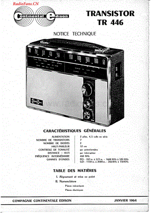 Continental-TR446-rec-sch维修电路图 手册.pdf