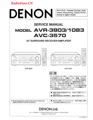 Denon-AVR3803-avr-sm维修电路图 手册.pdf