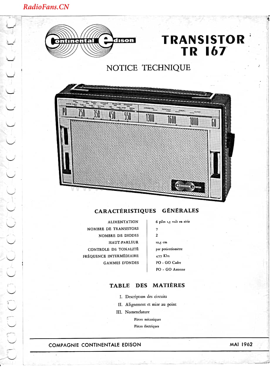 Continental-TR167-rec-sch维修电路图 手册.pdf_第1页