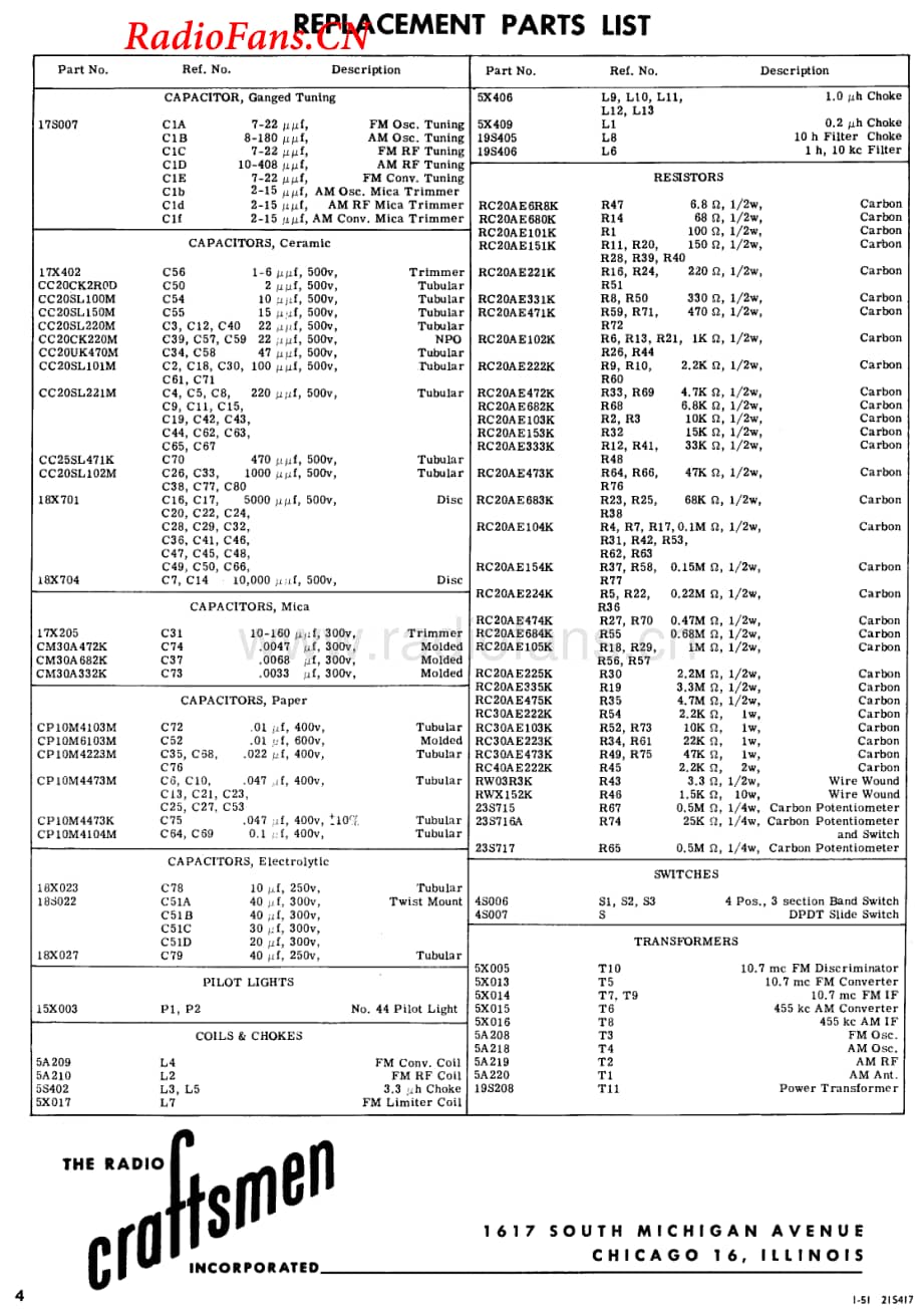 Craftsmen-RC10-tun-sch维修电路图 手册.pdf_第3页