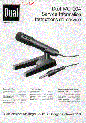Dual-MC304-mic-sm维修电路图 手册.pdf
