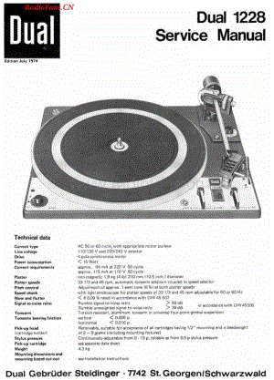 Dual-1228-tt-sm维修电路图 手册.pdf