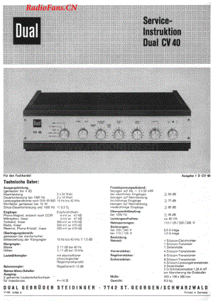 Dual-CV40(1968)-int-sm维修电路图 手册.pdf