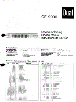 Dual-CE2000-eq-sm维修电路图 手册.pdf