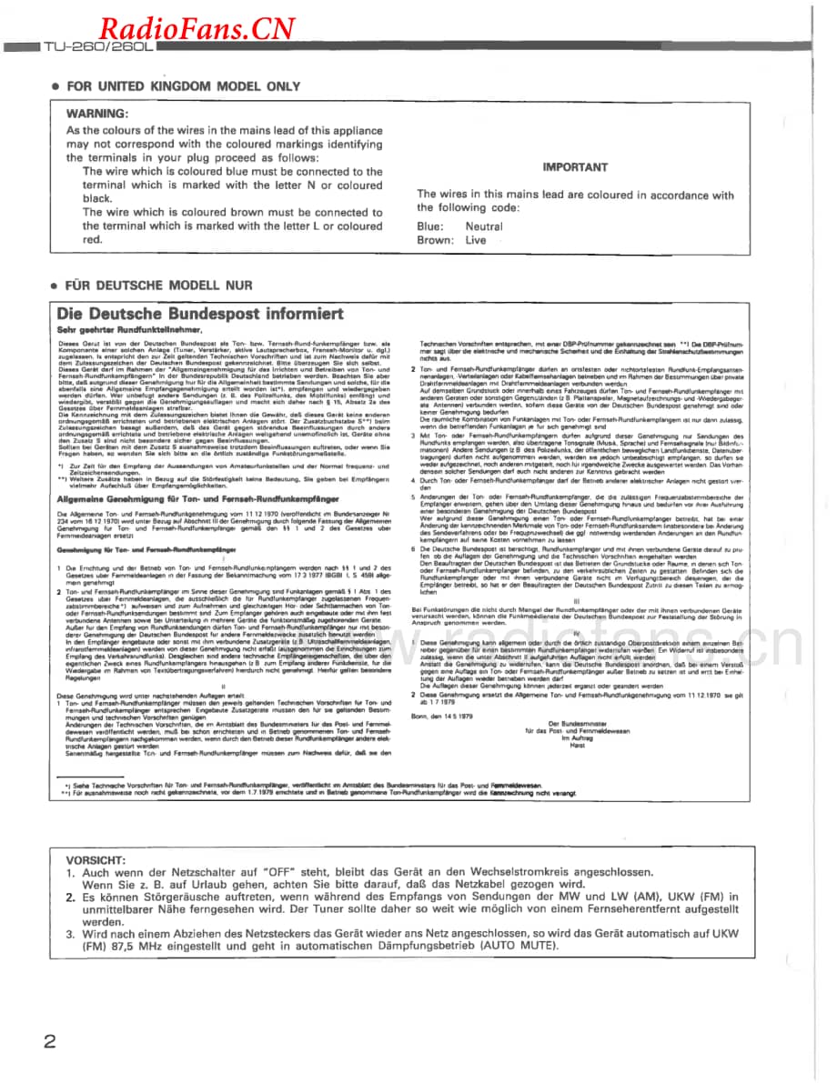 Denon-TU260L-tun-sm维修电路图 手册.pdf_第2页