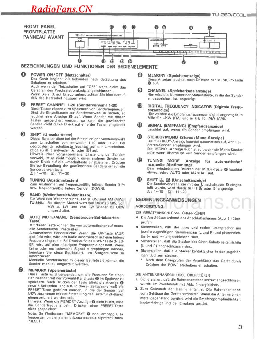Denon-TU260L-tun-sm维修电路图 手册.pdf_第3页