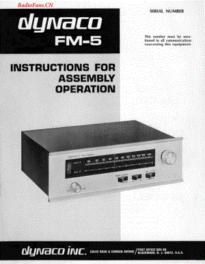 Dynaco-FM5-tun-sm维修电路图 手册.pdf