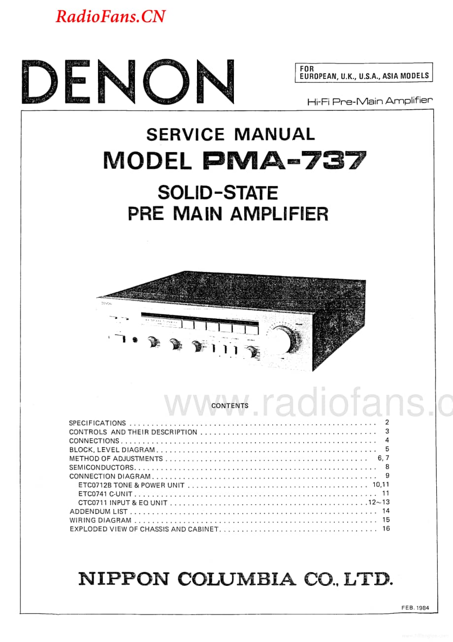 Denon-PMA737-int-sm维修电路图 手册.pdf_第1页