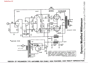 Dynaco-Modified-Williamson-Amplifier-sch维修电路图 手册.pdf