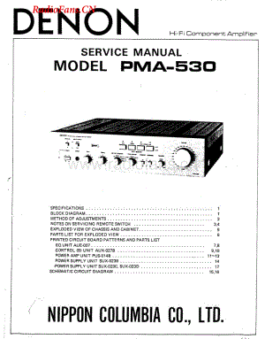 Denon-PMA530-int-sm维修电路图 手册.pdf