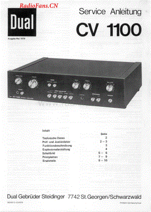 Dual-CV1100-int-sm维修电路图 手册.pdf