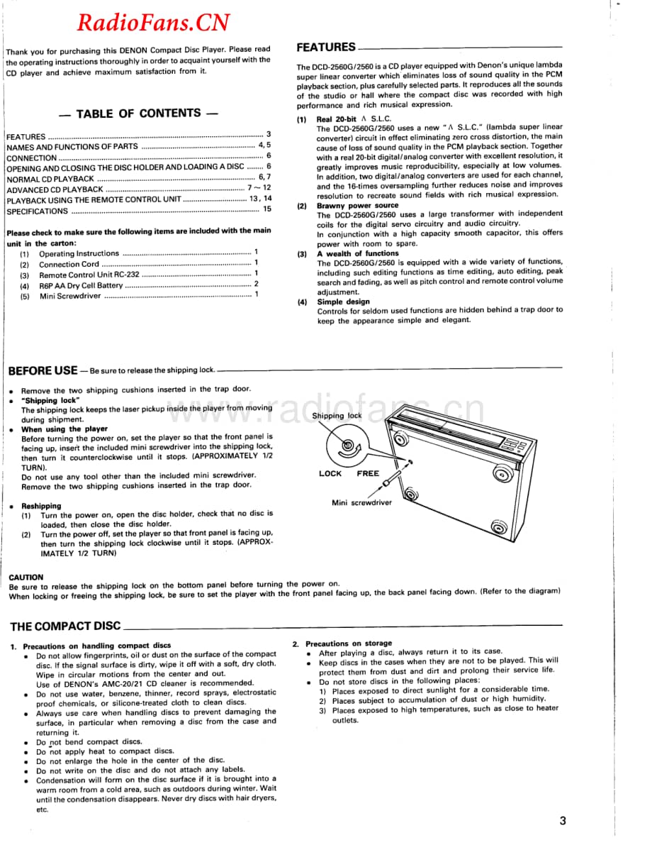 Denon-DCD2560-cd-sm维修电路图 手册.pdf_第3页