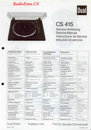 Dual-CS415-tt-sm2维修电路图 手册.pdf