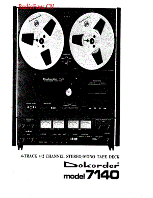 Dokorder-7140-tape-sm维修电路图 手册.pdf